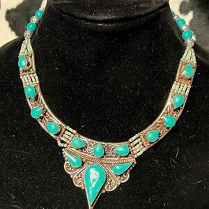 925 silver Turquoise and Silver Women's Necklace
